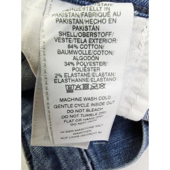 True Religion Size 27X34 Womens Becca Mid Rise Bootcut Blue Denim 5 Pocket Jeans - Picture 7 of 12